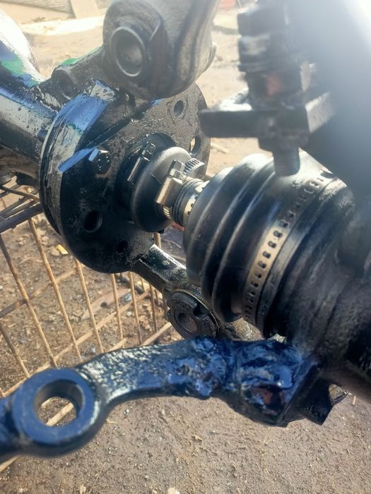 Передній ведучий міст ВАЗ на саморобний мінітрактор