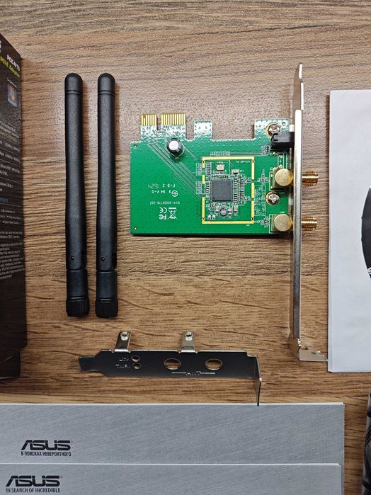 Karta sieciowa WiFi ASUS PCE-N15 (300Mb/s b/g/n) BOX stan idealny