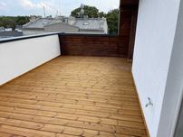 Taras, balkon deska drewniana, kompozytowa kompleksowo, hydroizolacja.