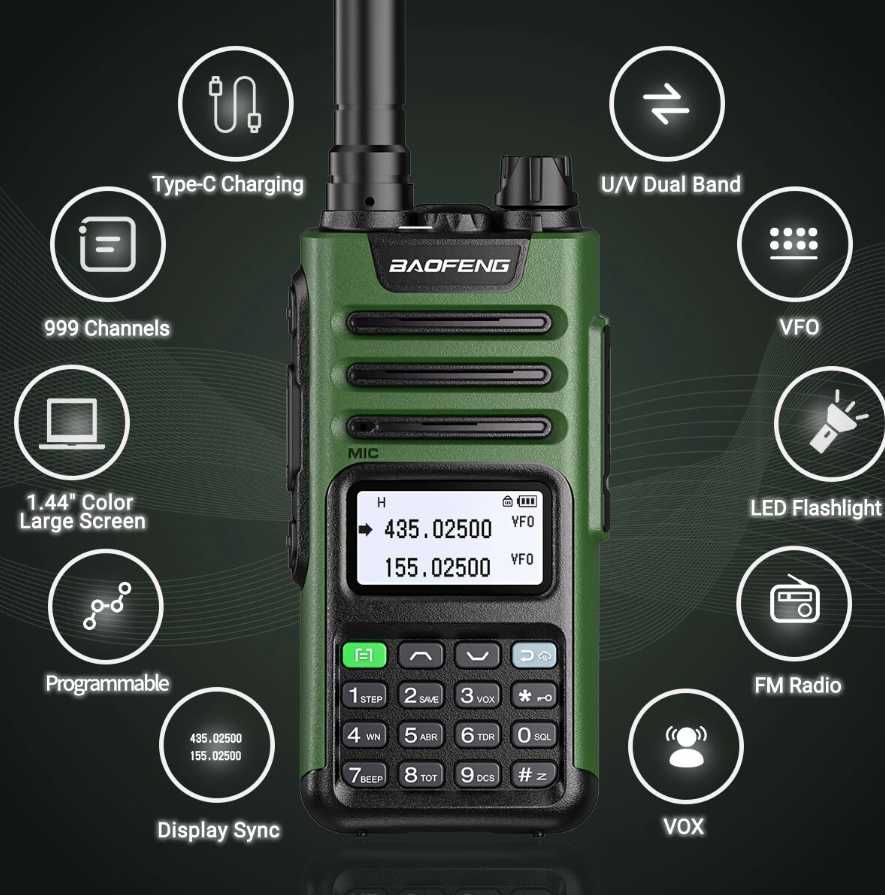 Baofeng UV-13 PRO V2 10w Разъем USB