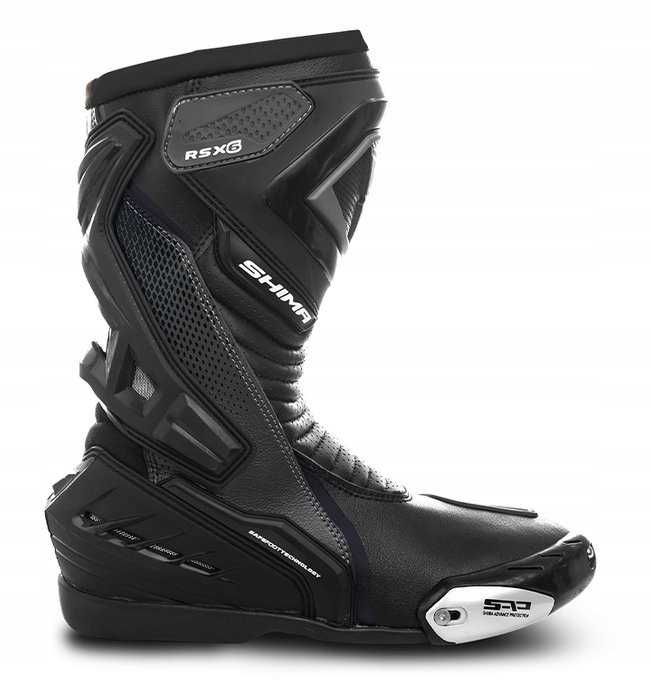 Buty motocyklowe SHIMA RSX-6 BLACK męskie r. 41-47 GRATIS SMAR IPONE