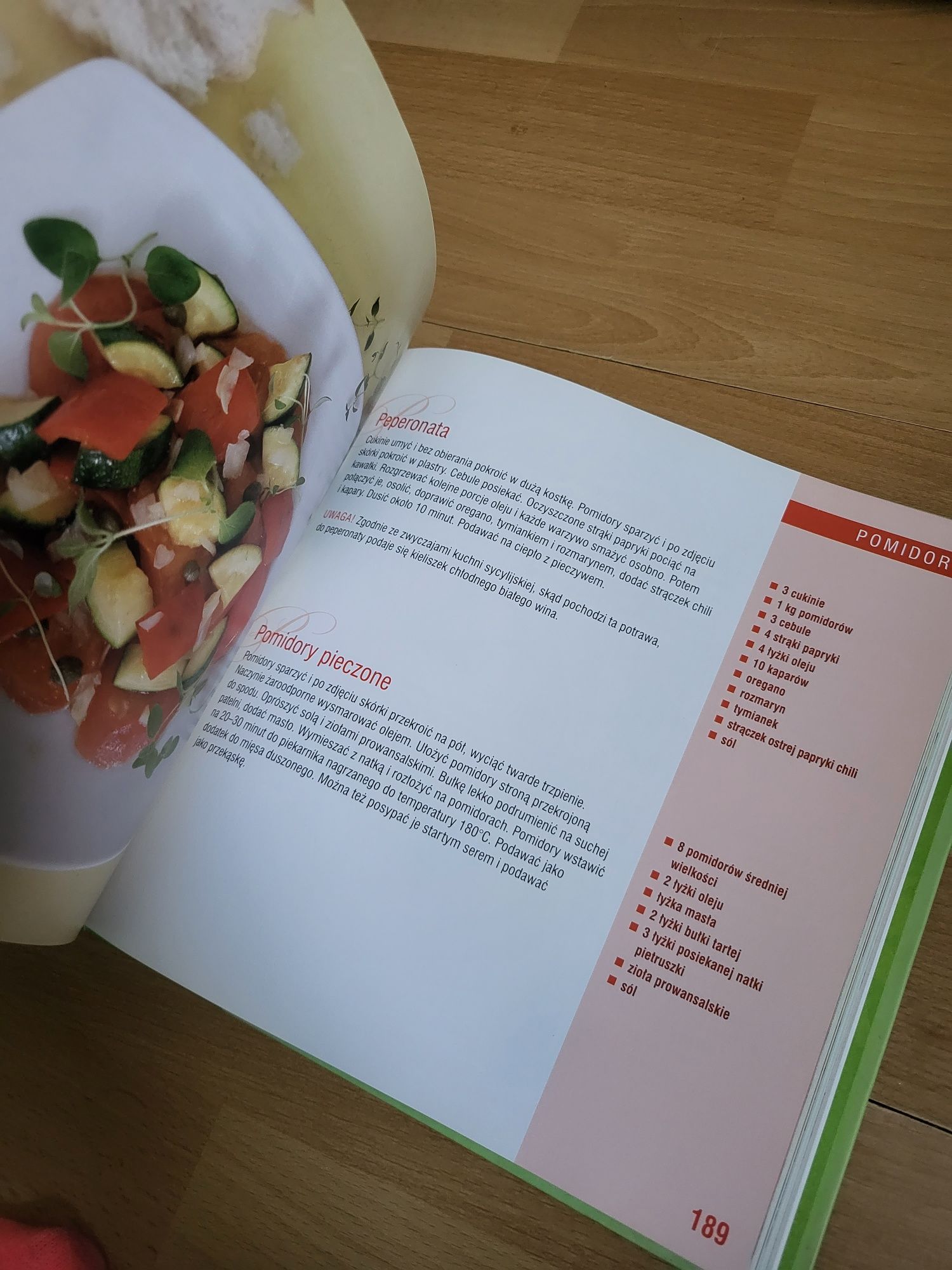 Książka kucharska "Bukiet warzyw"