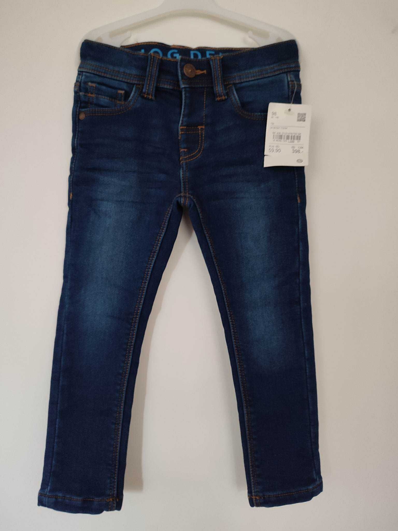 C&A Palomino rozmiar 98 spodnie jeans z regulacją w pasie
