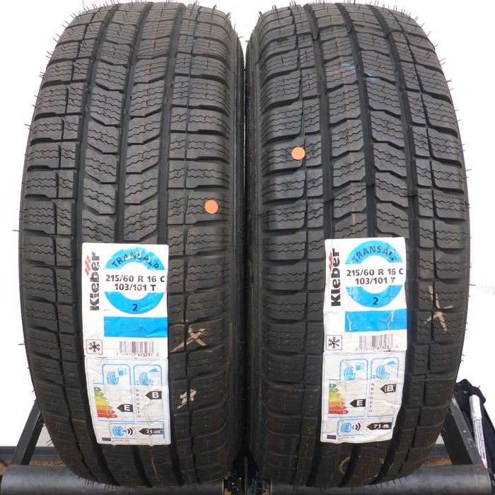 215/60/16C Kleber 215/60R16C 103/101T Transalp 2 Zima 2016 Nieużywane