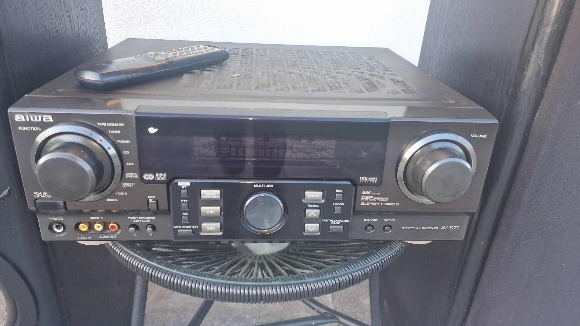 AIWA amplituner wzmacniacz + dwie kolumny