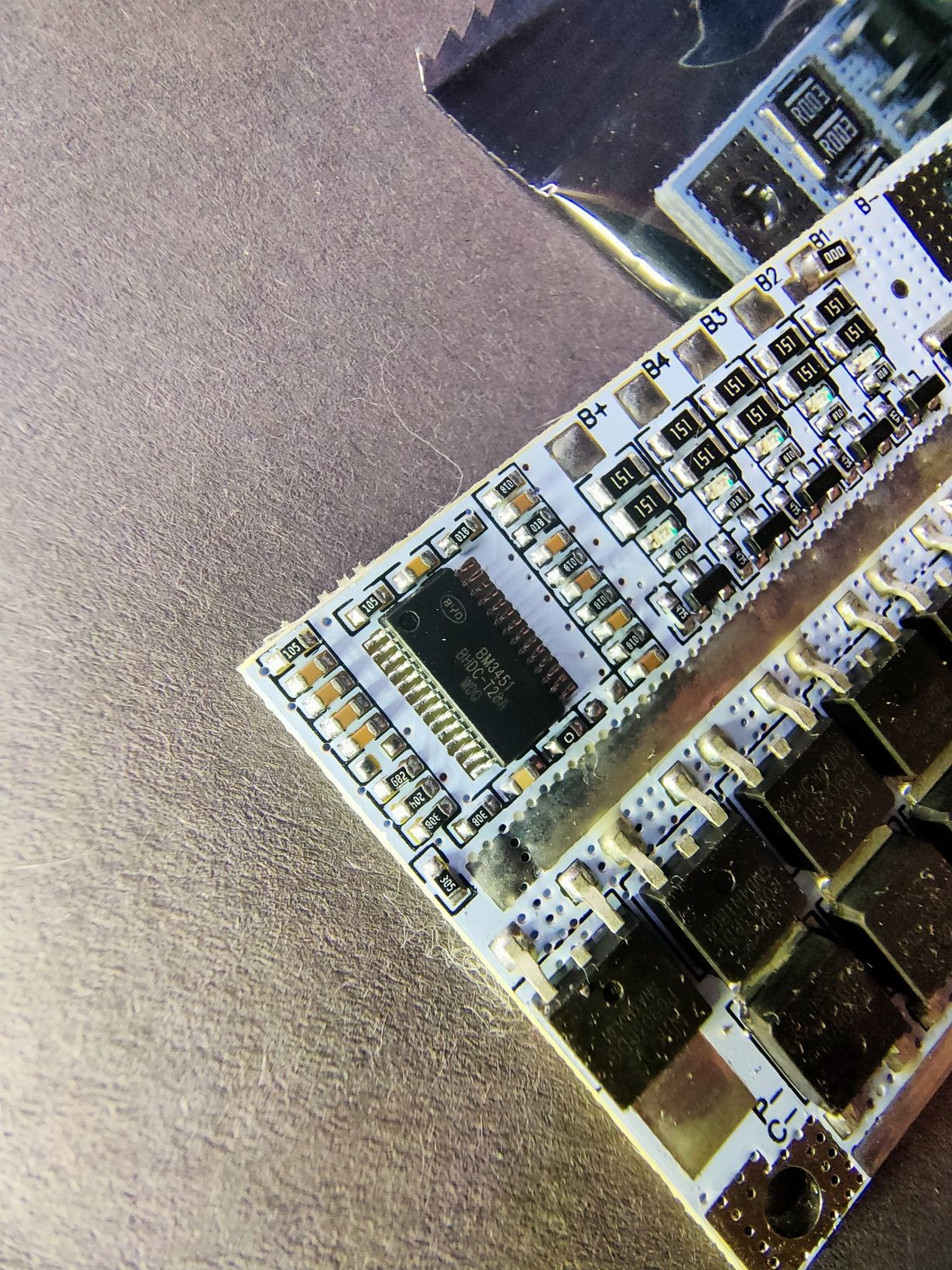 Біла bms 4s 100a lifepo4 плата захисту акумулятору, залізо фосфат