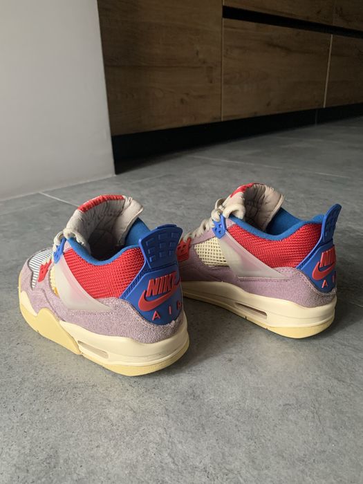 Кросівки union la x nike air jordan 4 retro 'guava ice'