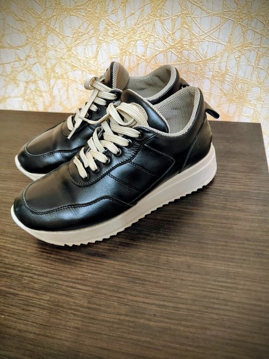 кроссовки женские кожа платформа