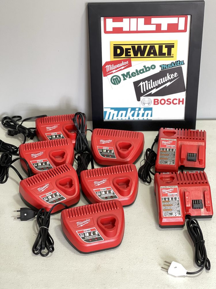 ШВИДКА ЗАРЯДКА Milwaukee M12 на 220В. Оригінальний Пристрій USA