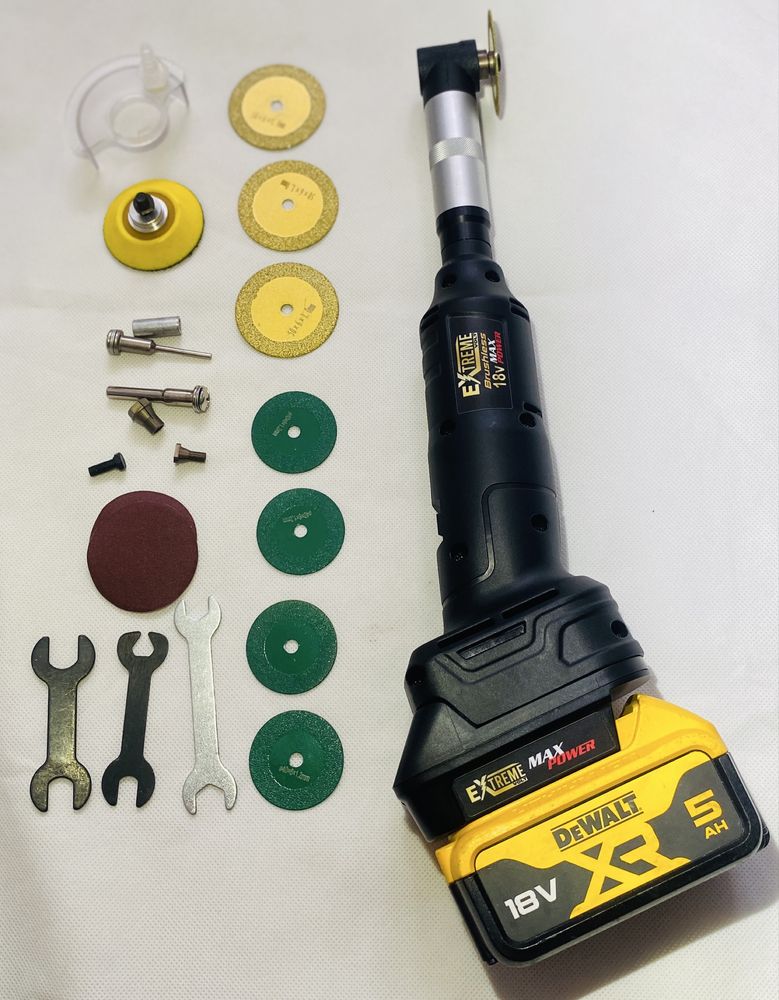 Szlifierka Kątowa Mini /Precyzyjna Pasuję do akumulatora Dewalt/Makita