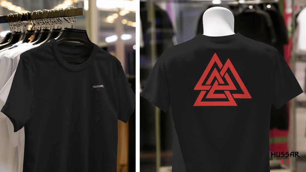 Koszulka HUSSAR – nordycki symbol | bawełna 100% | promocja 3+1 gratis