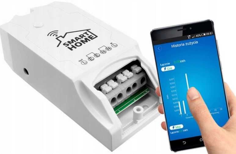Sterownik WS-04H1 WiFi licznik prądu energii miernik programator