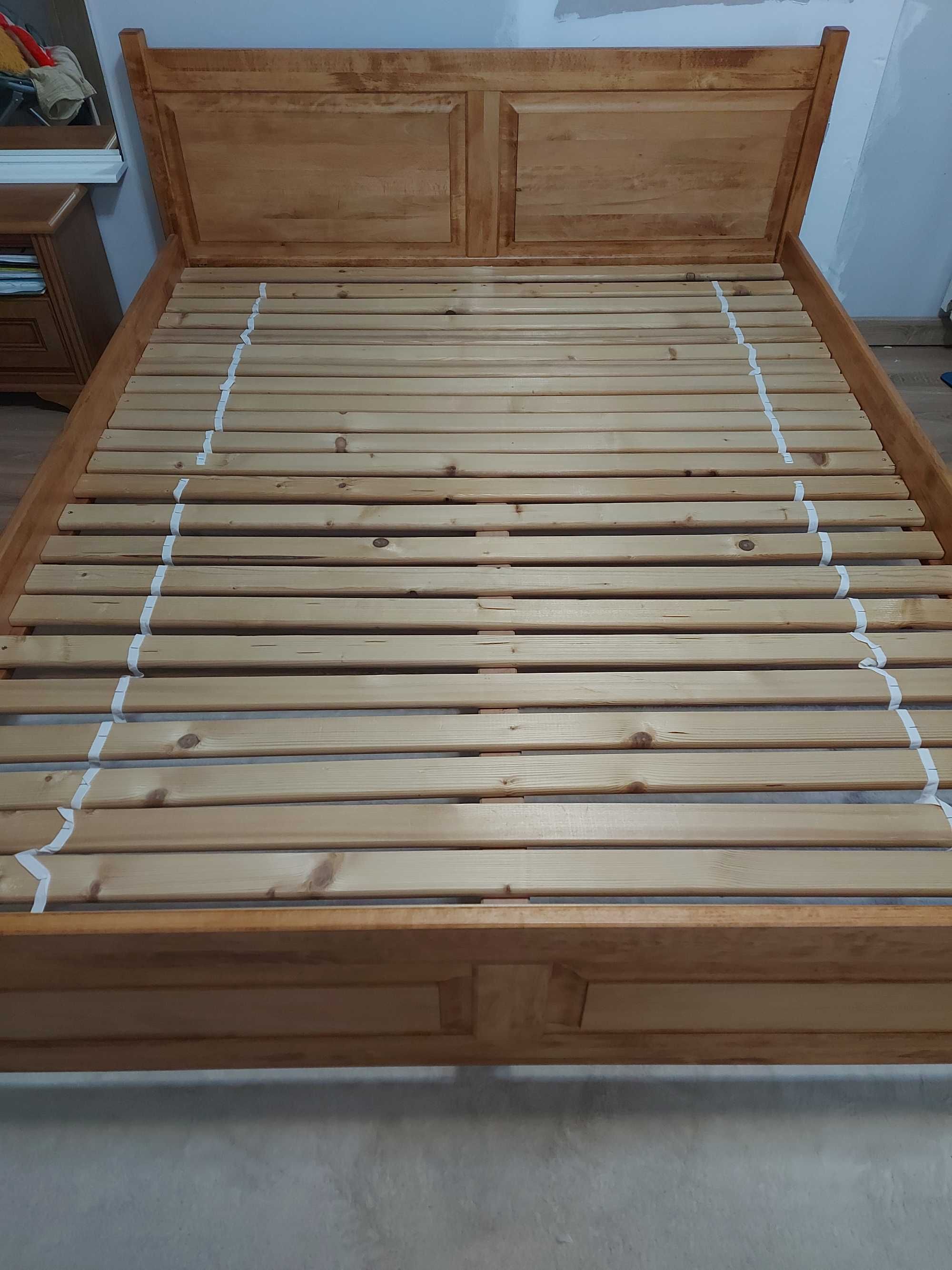 Łóżko Drewniane bukowe 160x200 + stelaż gratis