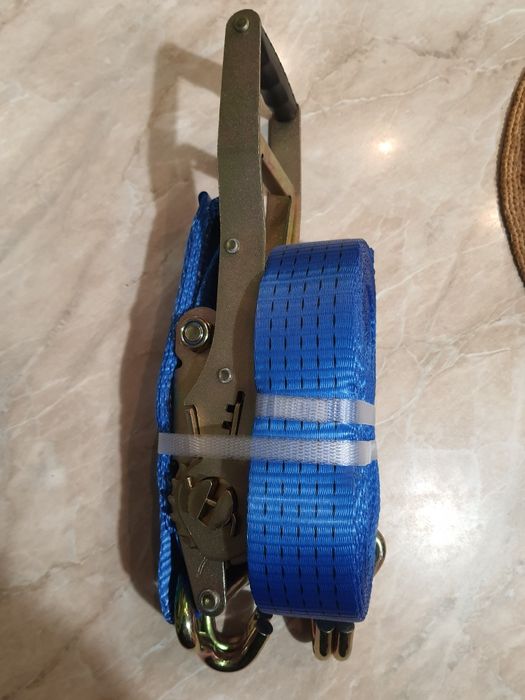 Стяжні 5 тонні ремені з великою трищіткою