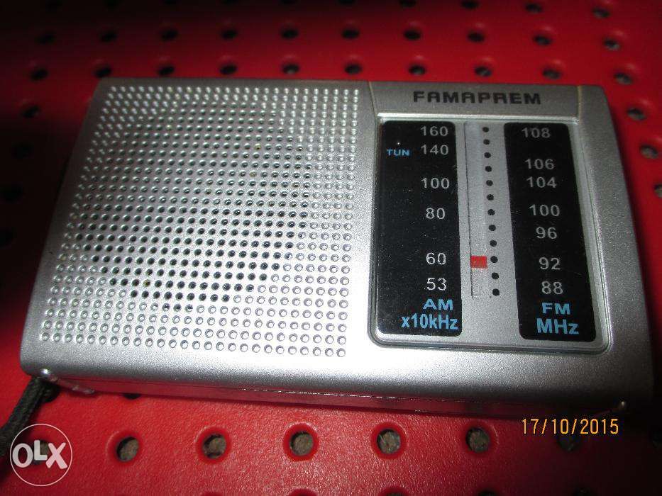 6 Mini radios transistores