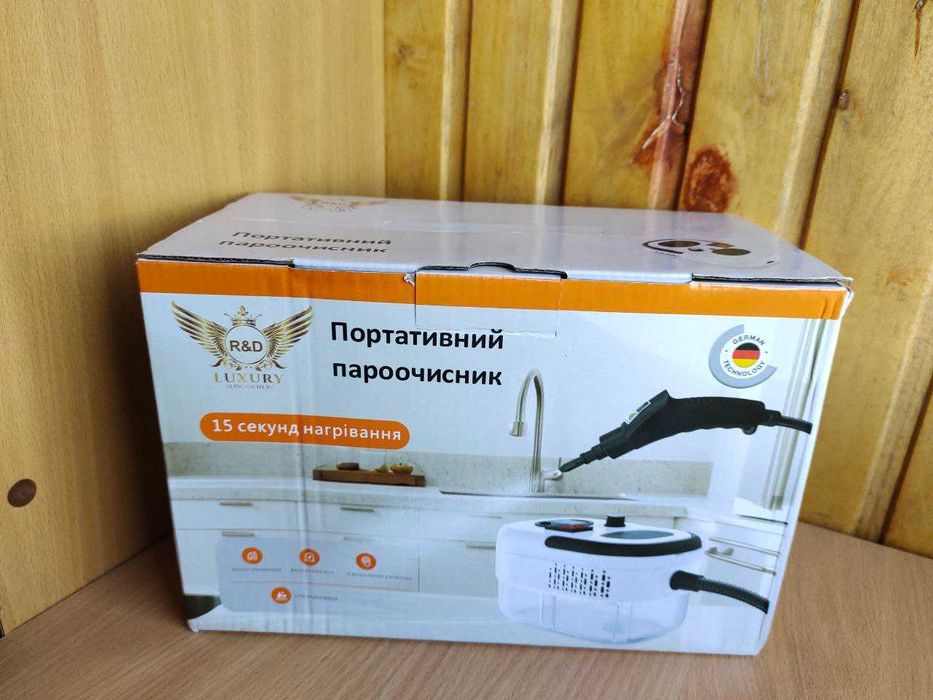 Портативний  потужний відпарювач пароочисник дезінфектор 7 в 1 / Акція