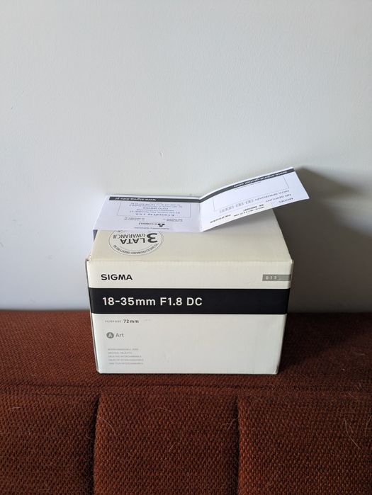 Sigma ART 18-35 mm Canon EF gwarancja