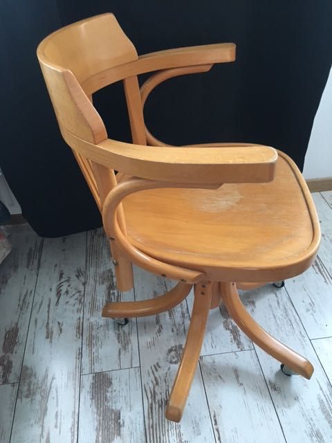 Krzesło obrotowe drewno  nie IKEA