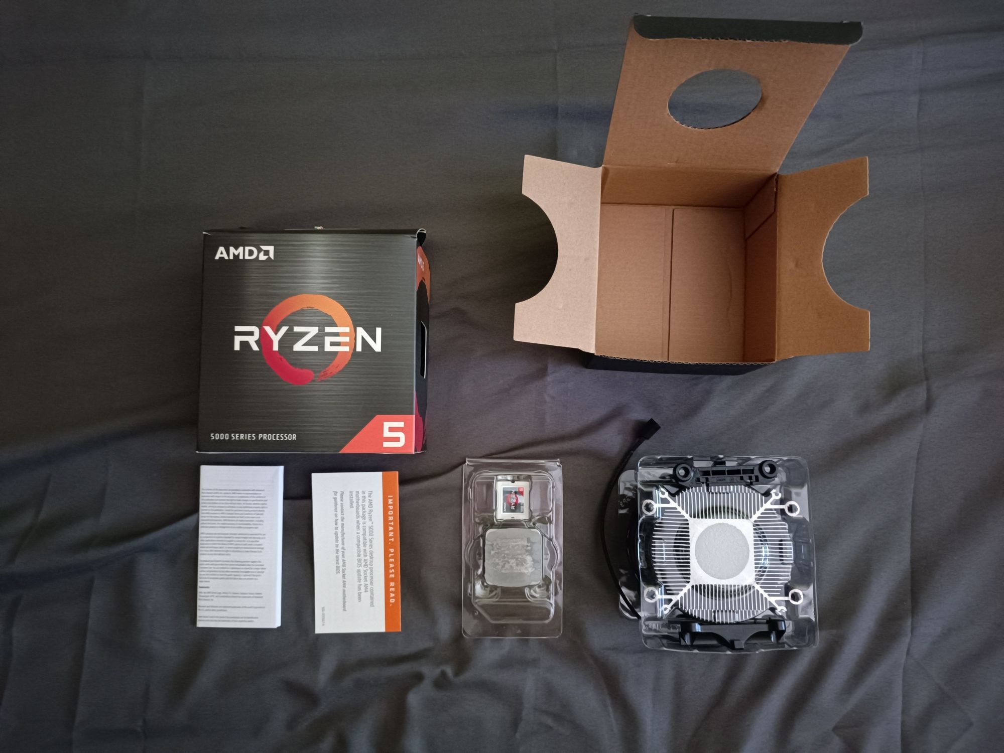 Ryzen 2600 + cooler original novo+ caixa