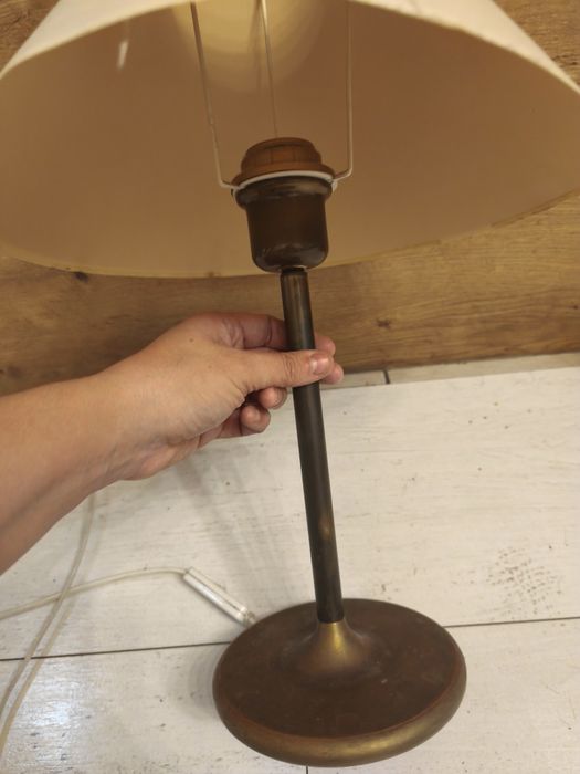 lampka mosieżna nocna /biurkowa 45 cm