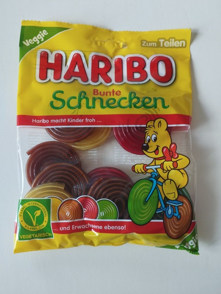 Haribo żelki owocowe kolorowe ślimaki 160 g
