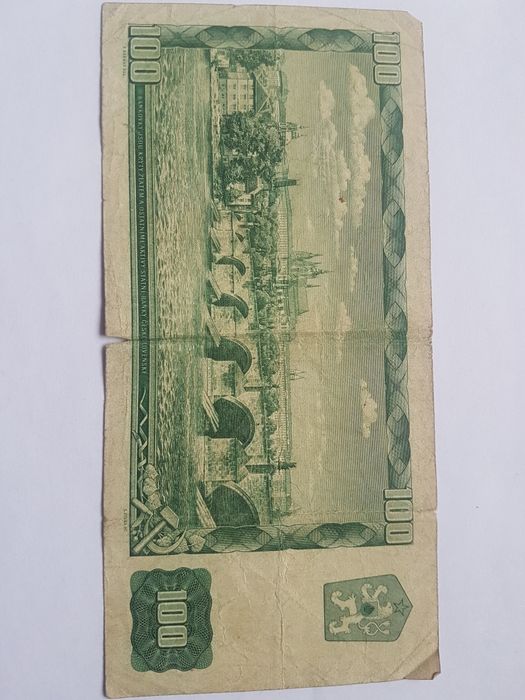 100 korun, koron Ceskoslovenskych 1961r.