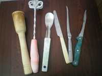 Кухонные принадлежности СССР венчик лопатка толкушка нож