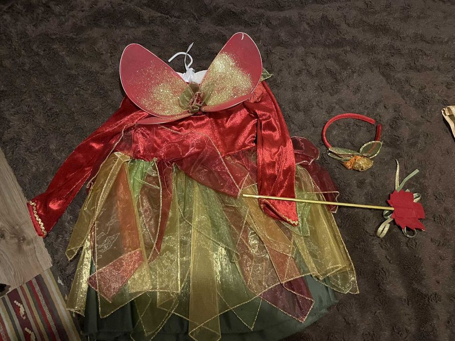 Strój karnawałowy "Leśna wróżka" - wzrost 116 cm