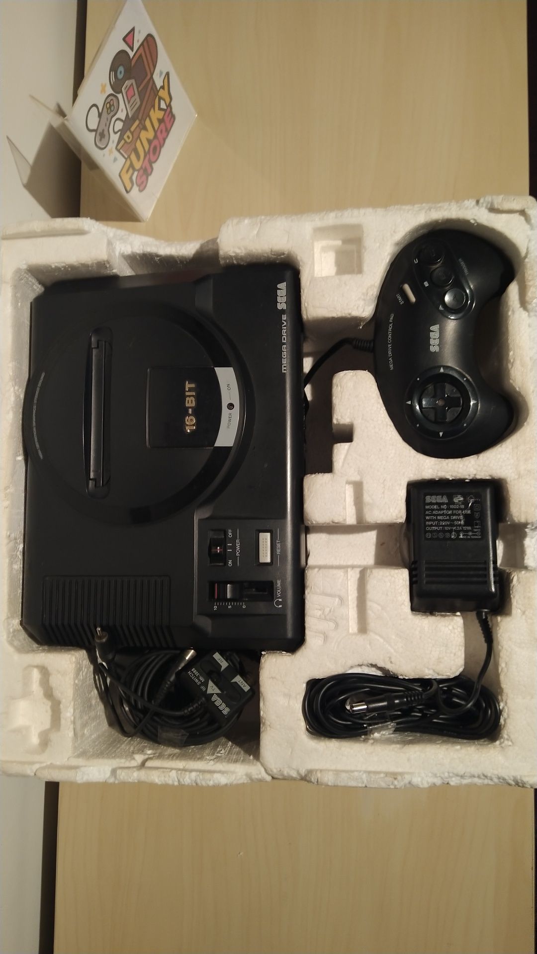 Sega Megadrive Drive na caixa High Definition Graphics