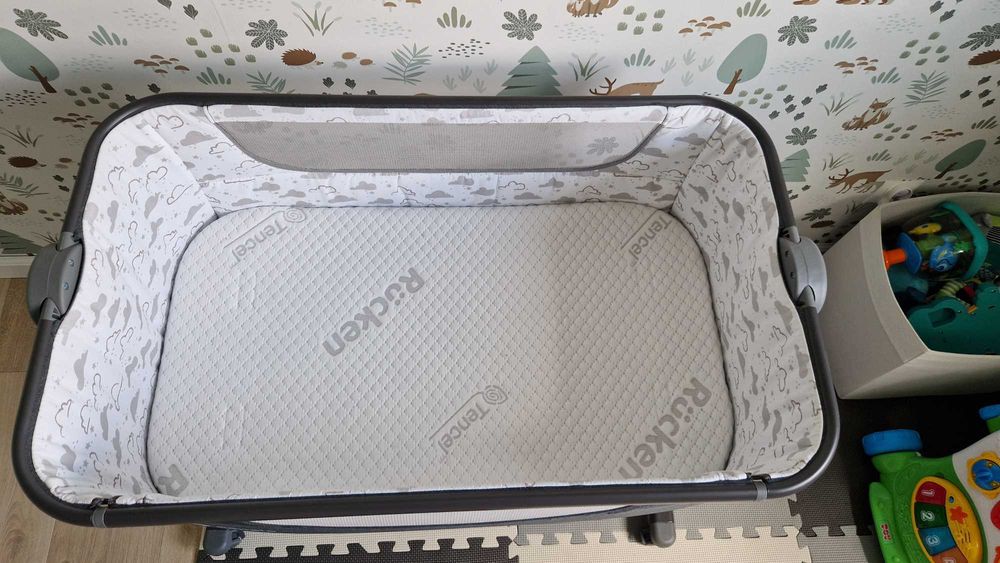 Łóżeczko dostawne Lionelo Timon Graphite