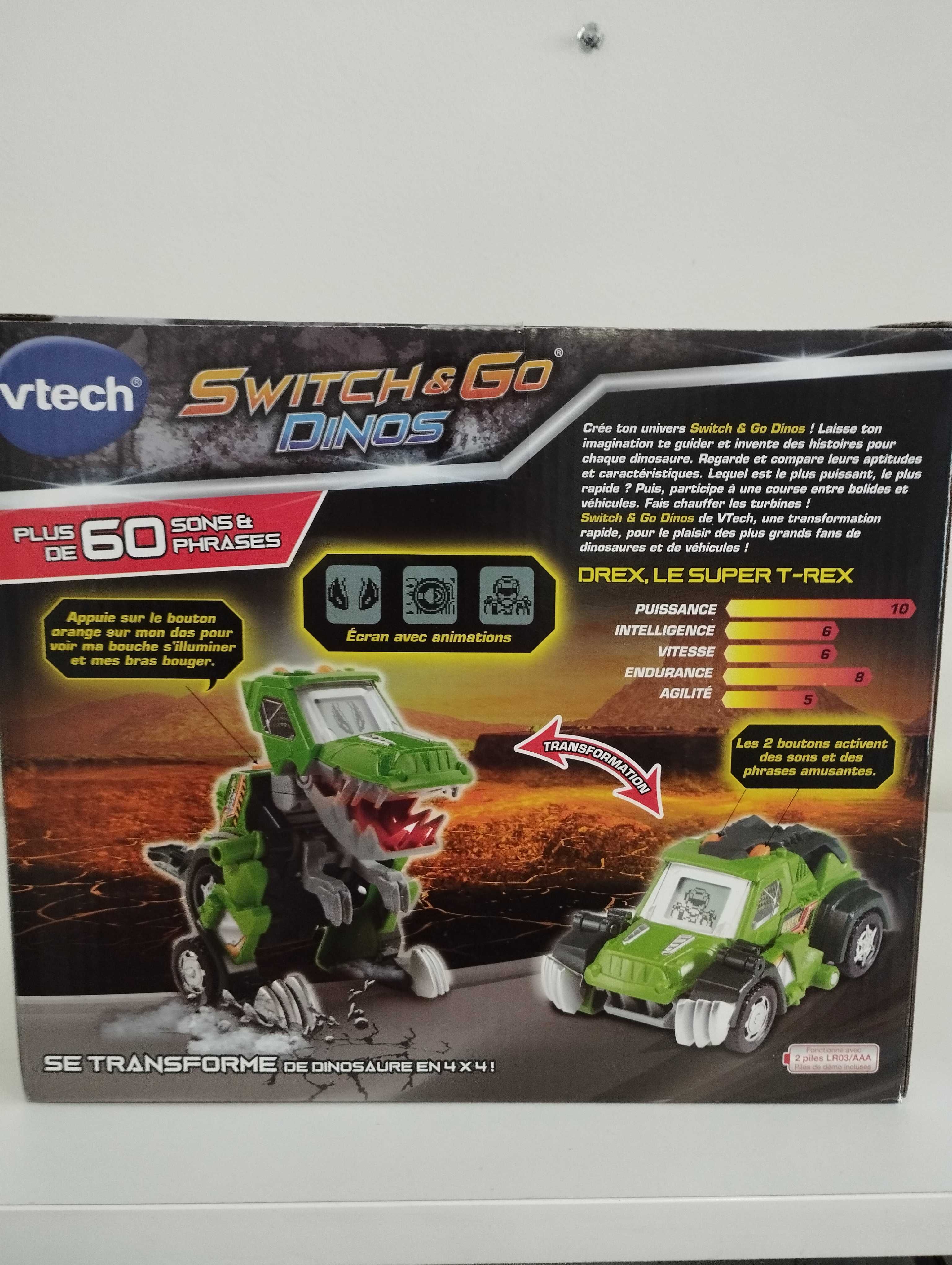 Vtech Baby Switch & Go Dinos – Transformer Dinozaur T-Rex