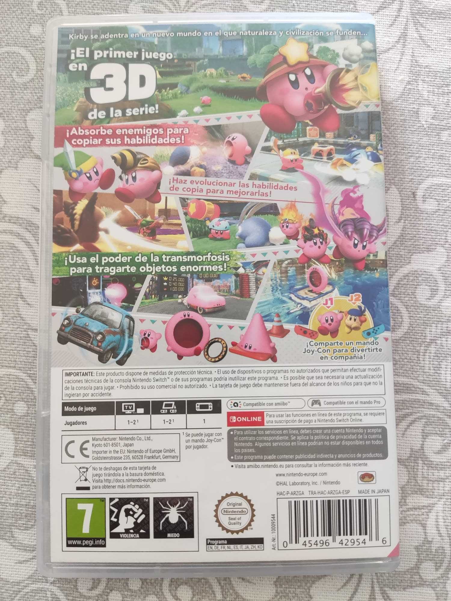 Kirby and the Forgotten Land Nintendo Switch - Ótimo estado
