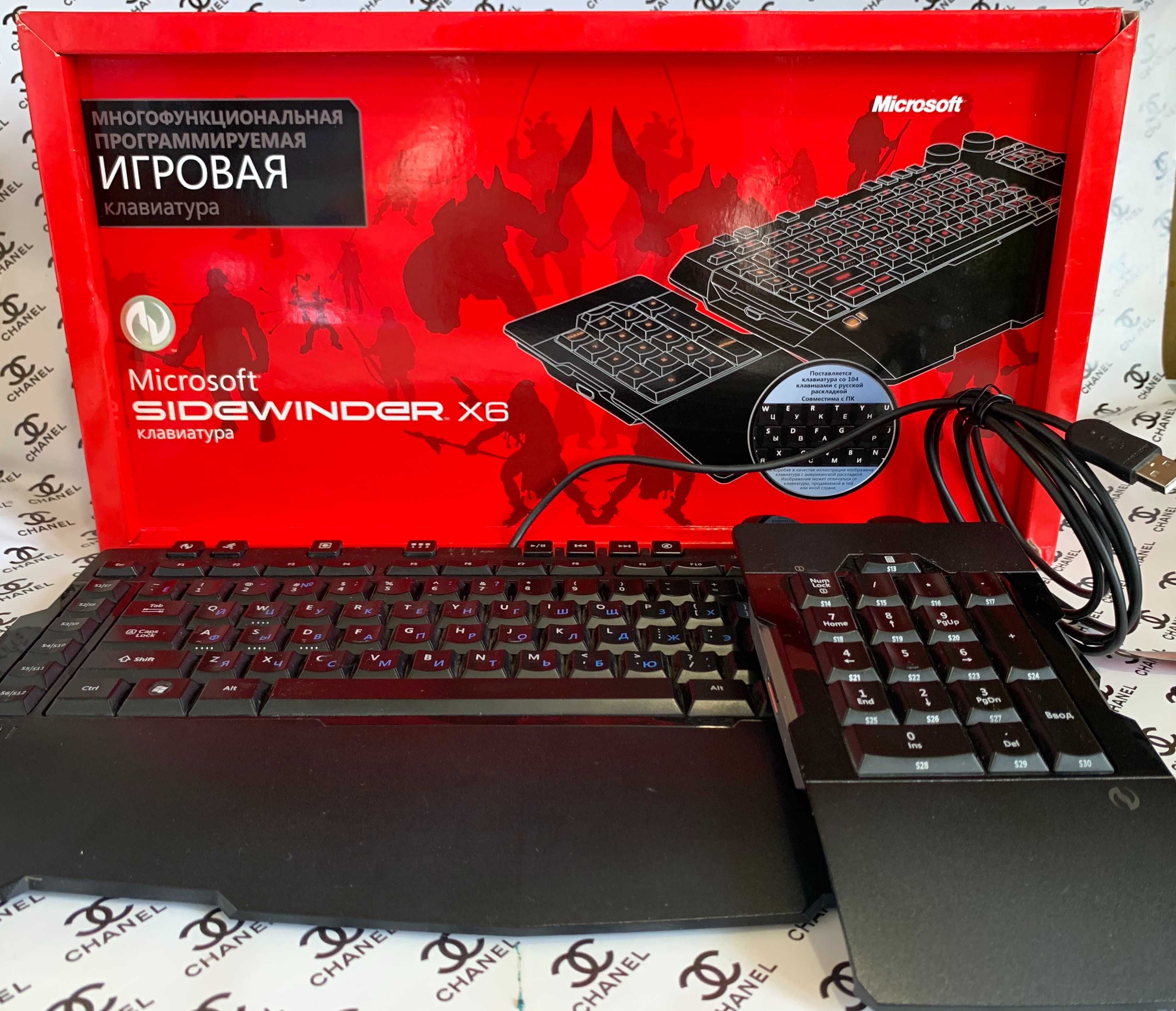 Игровая клавиатура Microsoft Sidewinder X6 Gaming