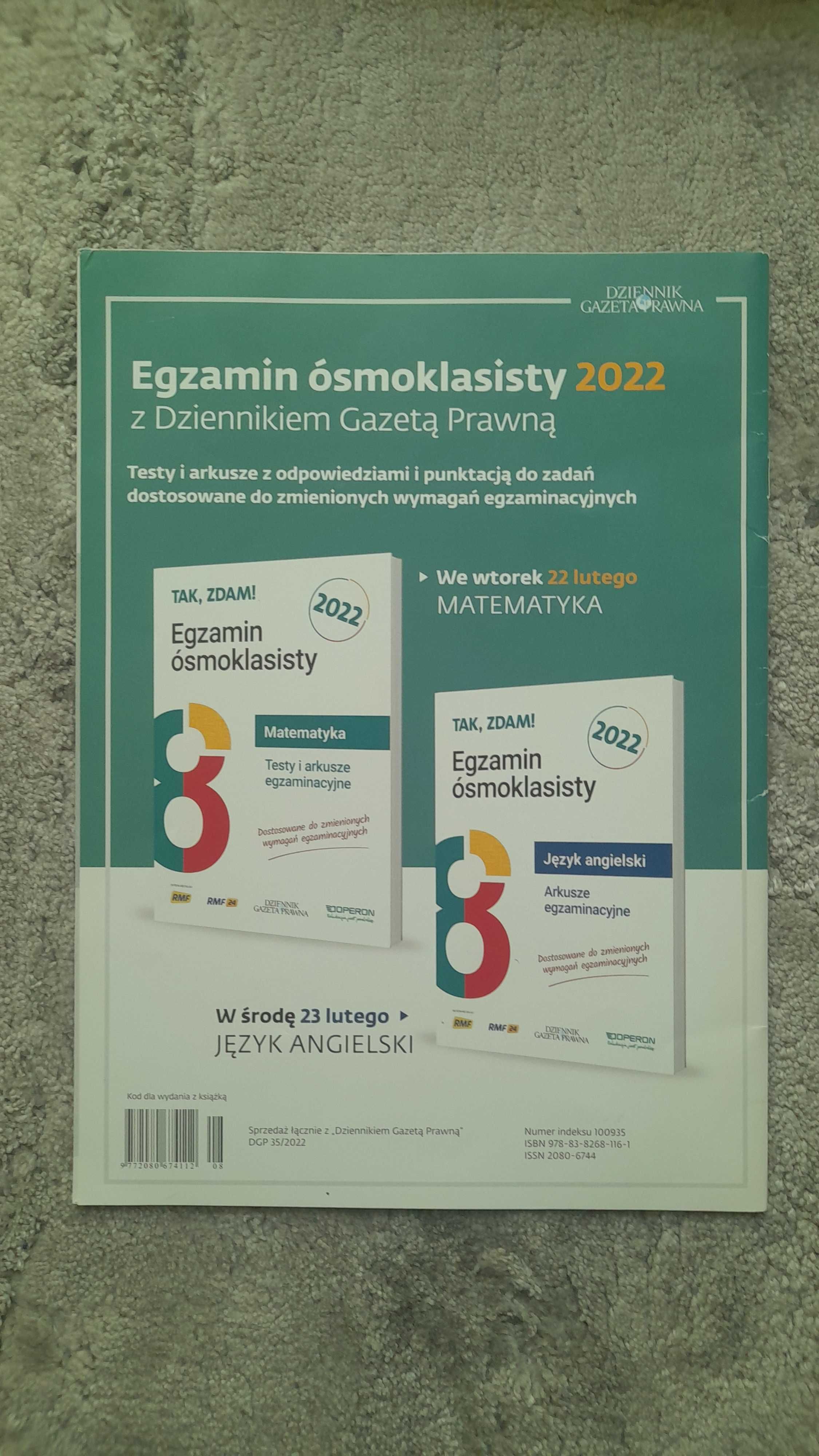Arkusze. Egzamin ósmoklasisty 2025. Język polski