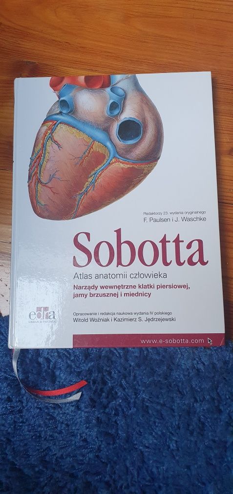 Atlas anatomii SOBOTTA- narządy wewnętrzne