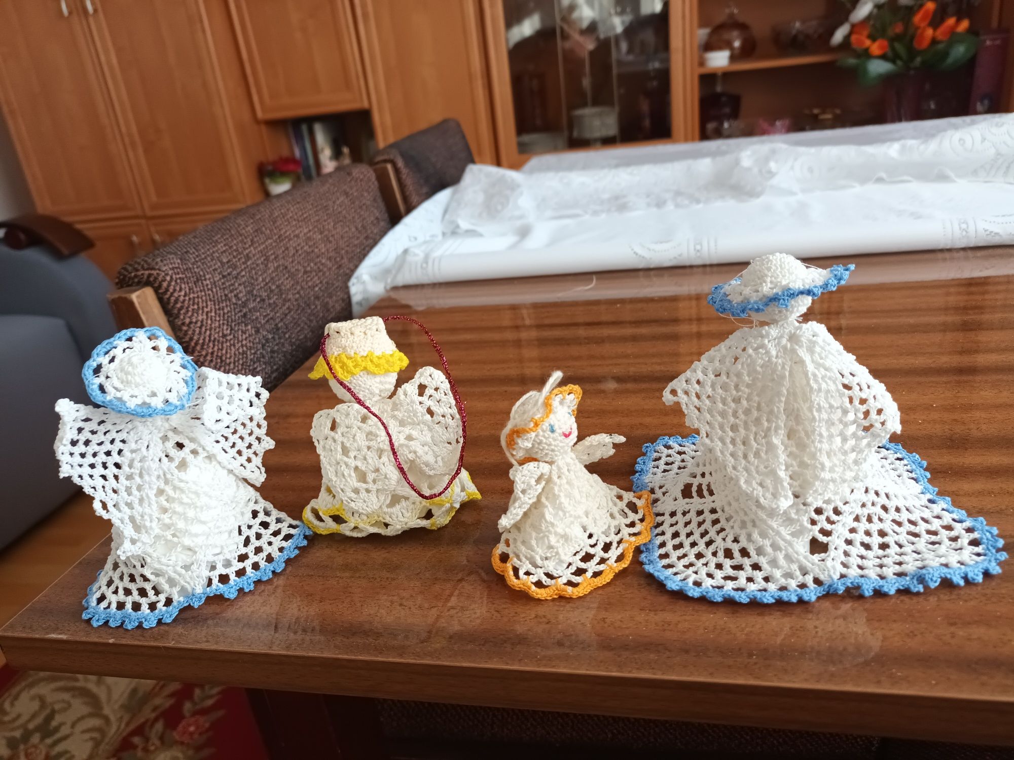 Aniołki swiateczne hade made