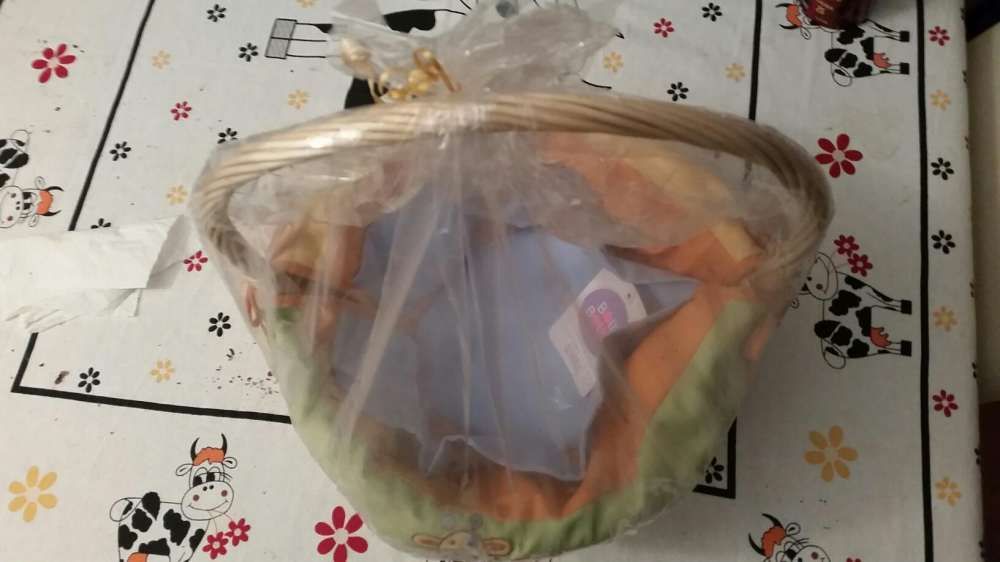 Cestinha verga colecção girafa