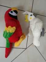 2x pluszak papuga maskotka z ZOO Wwa i Hiszpania JAK NOWE