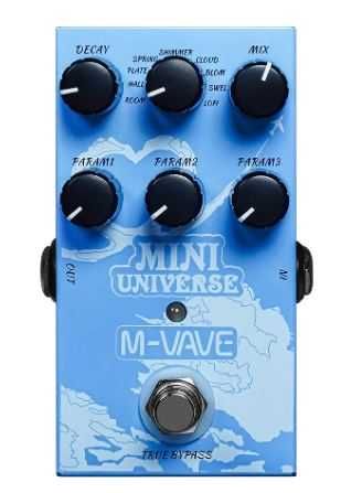 Pedal Reverb Digital com Shimmer da M-Vave (novo)