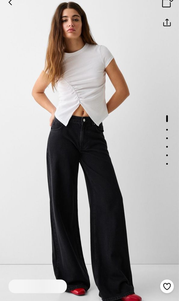 Джинси Bershka Wide Leg. Розмір 32 ( XS )