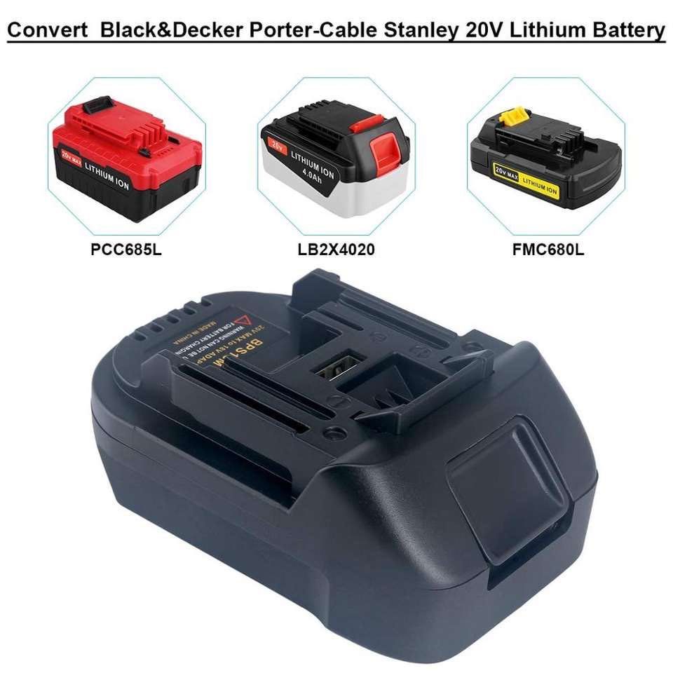 Adapter baterii STANLEY/Black&Deckers do Makita 18V BL18xx