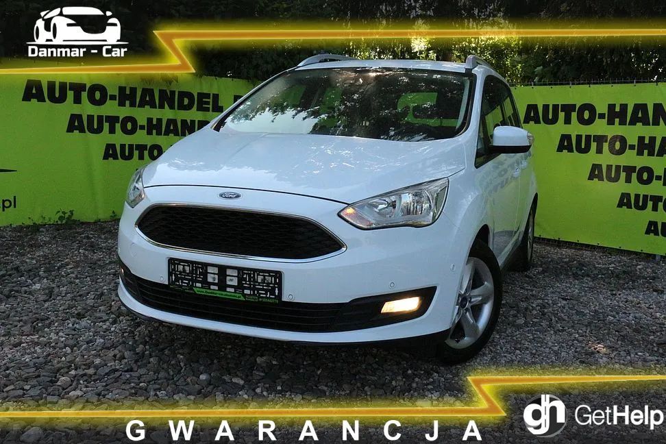 Ford Grand C-MAX 7 osobowy, navi, sam parkuje • Gwarancja