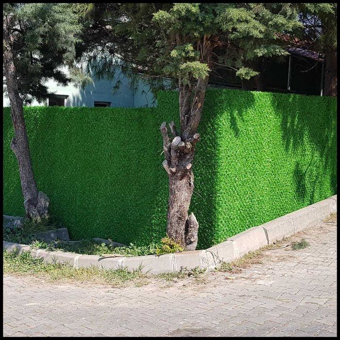 Забор Зелена сітка, декоративна огорожа, живий паркан