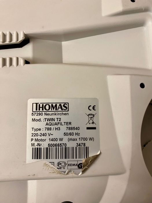 Миючий пилосос з аквафільтром THOMAS TWIN T2,