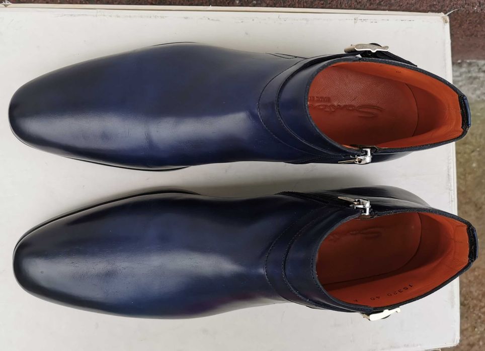 Шкіряні черевики Santoni 43 р. Оригінал Італія