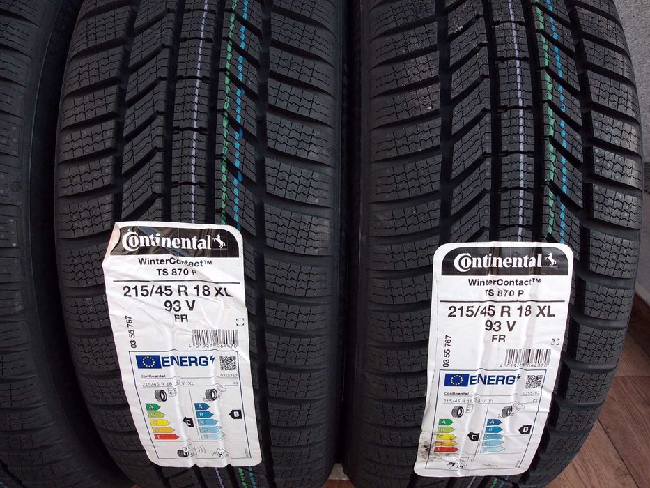Continental WinterContact TS870P 215/45/18 93V XL FR nowe z 2022r