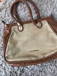 Вмістка сумка коричневого кольору