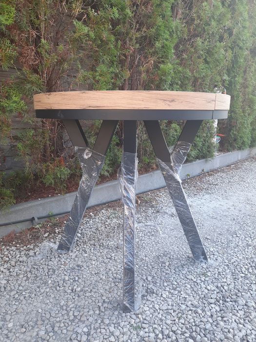 Stół metal loft 80cm plus 2x50cm evoke