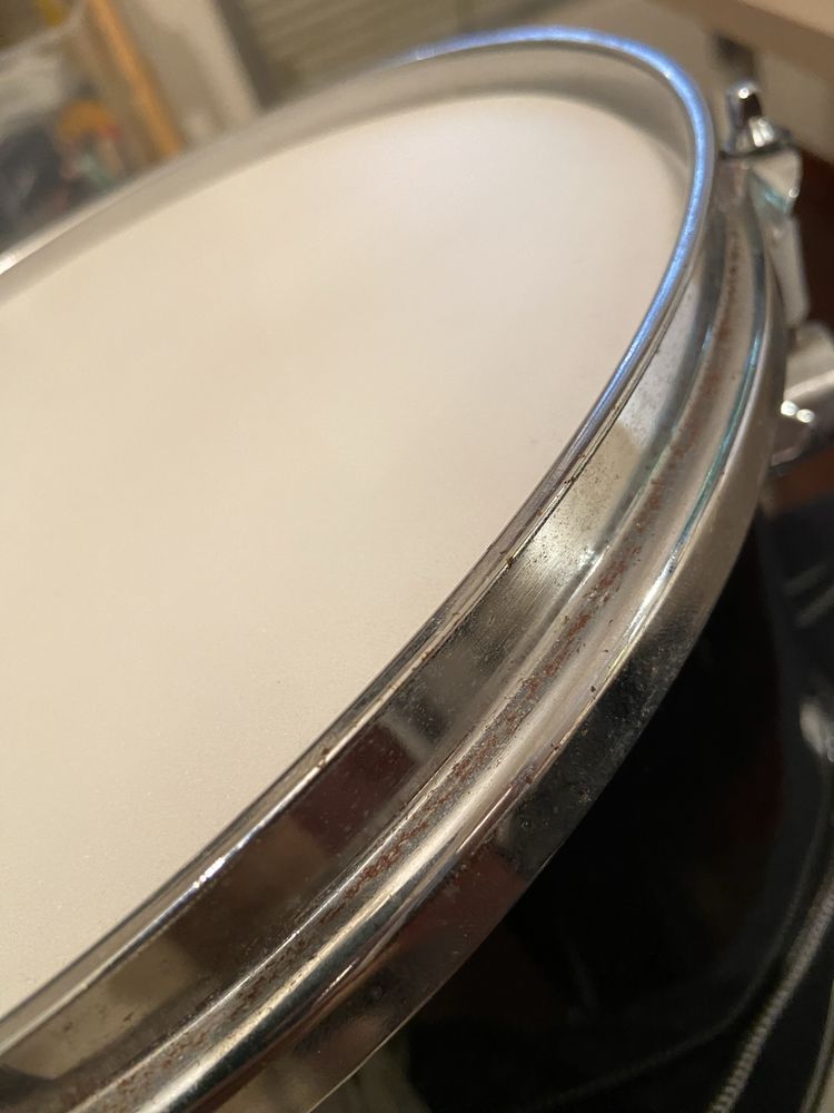 Timbalão 12” com peles Aquarian novas