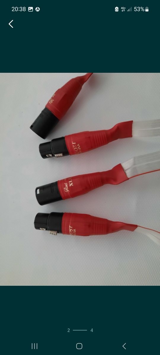 Nordost Red Dawn XLR par de cabos de interligação